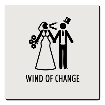 Couple Wind of Change, Τετράγωνο μαγνητάκι ξύλινο 6x6cm