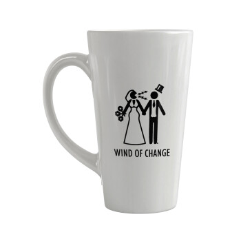 Couple Wind of Change, Κούπα κωνική Latte Μεγάλη, κεραμική, 450ml
