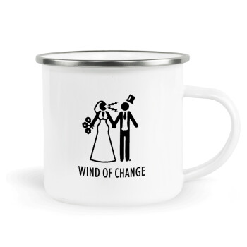 Couple Wind of Change, Κούπα Μεταλλική εμαγιέ λευκη 360ml
