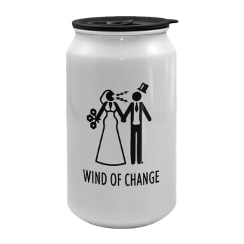 Couple Wind of Change, Κούπα ταξιδιού μεταλλική με καπάκι (tin-can) 500ml