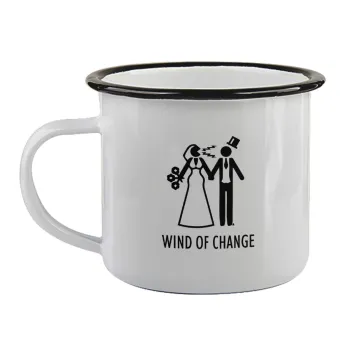 Couple Wind of Change, Κούπα εμαγιέ με μαύρο χείλος 360ml