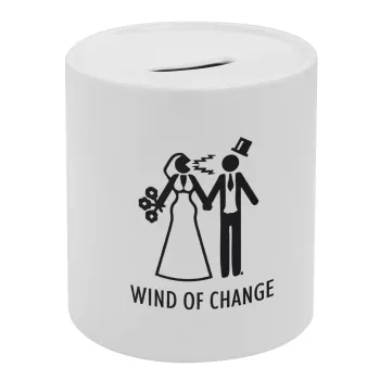 Couple Wind of Change, Κουμπαράς πορσελάνης με τάπα
