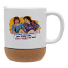 Ceramic coffee mug Cork (MAT), 330ml
