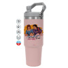 Pink color, 890ml (30oz) stainless Steel Tumbler with Handle