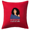 Sofa cushion RED 50x50cm includes filling