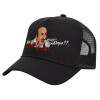 Trucker Hat with Mesh, Black, (COTTON, KIDS, UNISEX, ONE SIZE)