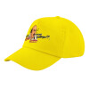 Child's Baseball Cap, 100% Cotton Twill, Yellow (COTTON, CHILD, UNISEX, ONE SIZE)
