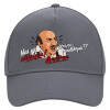 Ultimate Adult Hat Grey, (100% COTTON DRILL, ADULT, UNISEX, ONE SIZE)