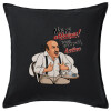 Sofa cushion black 50x50cm includes filling
