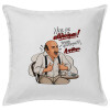 Sofa cushion White 50x50cm includes filling