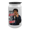 Κούπα ταξιδιού μεταλλική με καπάκι (tin-can) 500ml