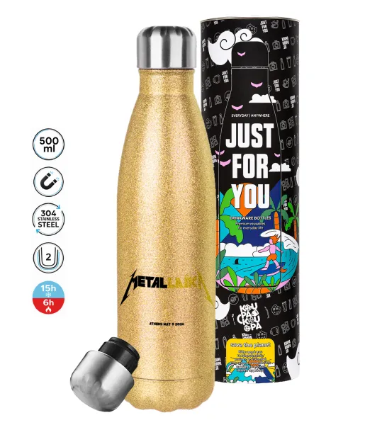 Metallaika — Glitter Χρυσό (500ml)