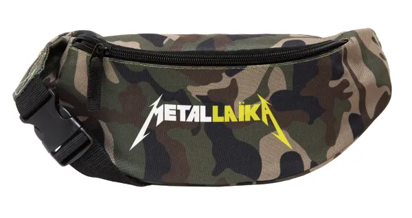 Metallaika — Unisex waist bag (banana) in Jungle camouflage color with 2 pockets