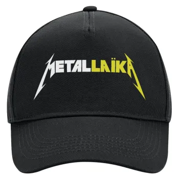 Metallaika, Καπέλο Ενηλίκων Ultimate ΜΑΥΡΟ, (100% ΒΑΜΒΑΚΕΡΟ DRILL, ΕΝΗΛΙΚΩΝ, UNISEX, ONE SIZE)