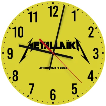 Metallaika, Ρολόι τοίχου ξύλινο (30cm)