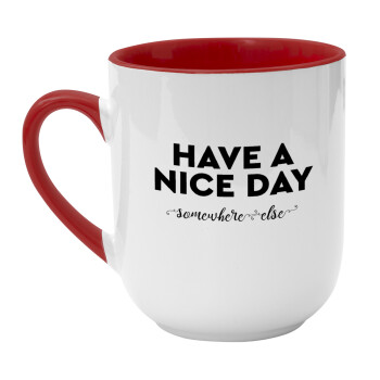 Have a nice day somewhere else, Κούπα κεραμική tapered 260ml