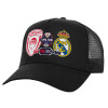 Καπέλο Ενηλίκων Structured Trucker, με Δίχτυ, Μαύρο (100% ΒΑΜΒΑΚΕΡΟ, ΕΝΗΛΙΚΩΝ, UNISEX, ONE SIZE)