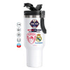Mega Travel Mug / Κούπα Ταξιδίου, διπλού τοιχώματος (θερμό) 1,2L