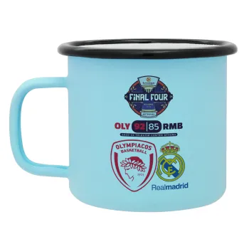 Olympiacos B.C. Euroleague Final 4 2025-26, Κούπα Μεταλλική εμαγιέ ΜΑΤ σιέλ 360ml