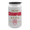 Κούπα ταξιδιού μεταλλική με καπάκι (tin-can) 500ml