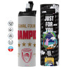 Tumbler ποτήρι θερμό ΓΚΡΙ από ανοξείδωτο ατσάλι 600ml