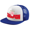 Καπέλο Ενηλίκων Soft Trucker με Δίχτυ Blue/White (POLYESTER, ΕΝΗΛΙΚΩΝ, UNISEX, ONE SIZE)