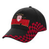 Adult Cap RACING Ultimate Black/Red, (100% COTTON DRILL, ADULT, UNISEX, ONE SIZE)