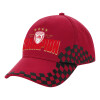 Adult Cap RACING Ultimate Red/Black, (100% COTTON DRILL, ADULT, UNISEX, ONE SIZE ADULT)