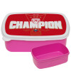 ΡΟΖ παιδικό δοχείο φαγητού (lunchbox) πλαστικό (BPA-FREE) Lunch Βox M18 x Π13 x Υ6cm