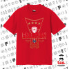 ΚΟΚΚΙΝΟ Κλασικό T-Shirt, διπλής ραφής, χωρίς πλευρικές ραφές από 100% βαμβάκι. Vegan & OEKO-TEX πιστοποιημένο.