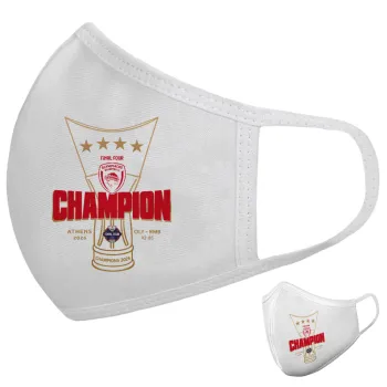 Olympiacos 2025-26 Champion, Μάσκα υφασμάτινη υψηλής άνεσης παιδική (Δώρο πλαστική θήκη)