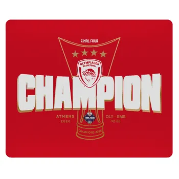 Olympiacos 2025-26 Champion, Mousepad ορθογώνιο 23x19cm
