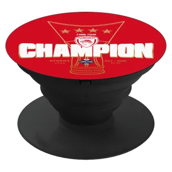 Olympiacos 2025-26 Champion, Phone Holders Stand  Μαύρο Βάση Στήριξης Κινητού στο Χέρι