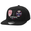 Καπέλο Ενηλίκων Flat Snapback Μαύρο, (100% ΒΑΜΒΑΚΕΡΟ TWILL, ΕΝΗΛΙΚΩΝ, UNISEX, ONE SIZE)