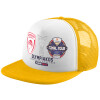 Καπέλο Ενηλίκων Soft Trucker με Δίχτυ Κίτρινο/White (POLYESTER, ΕΝΗΛΙΚΩΝ, UNISEX, ONE SIZE)