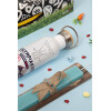 Πασχαλινή Λαμπάδα με παγούρι μεταλλικό (620ml, stainless steel) & κερί αρωματικό πλακέ (30cm) (ΤΙΡΚΟΥΑΖ)