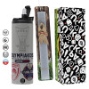 Πασχαλινή Λαμπάδα με Travel Tumbler θερμό (600ml, BPA free) & κερί αρωματικό πλακέ (30cm) (ΓΚΡΙ)