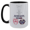 Κούπα Mega 15oz, κεραμική Μαύρη, 450ml