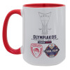 Κούπα Mega 15oz, κεραμική Κόκκινη, 450ml