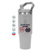 GREY Travel Tumbler with Handle 890ml