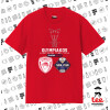 ΚΟΚΚΙΝΟ Κλασικό T-Shirt, διπλής ραφής, χωρίς πλευρικές ραφές από 100% βαμβάκι. Vegan & OEKO-TEX πιστοποιημένο.