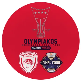 OLY B.C. Champion Final Four, Mousepad Στρογγυλό 20cm