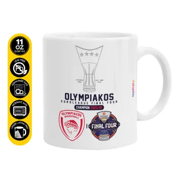OLY B.C. Champion Final Four, Κούπα, κεραμική, 330ml