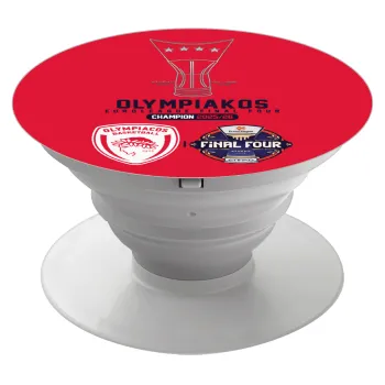 OLY B.C. Champion Final Four, Phone Holders Stand  Λευκό Βάση Στήριξης Κινητού στο Χέρι