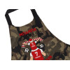 Ποδιά μαγειρικής Σεφ με τσέπες, Βαμβακερή, Camouflage (ΕΝΗΛΙΚΩΝ, 100% COTTON)