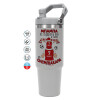 GREY Travel Tumbler with Handle 890ml