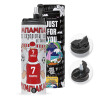 Travel Tumbler 2 Lids, with metal straw & cleaning brush (Stainless steel 304 Food grade, BPA free, 600ml)