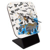 Quartz Wooden table clock with hands (10cm)