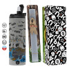 Πασχαλινή Λαμπάδα με Travel Tumbler θερμό (600ml, BPA free) & κερί αρωματικό πλακέ (30cm) (ΓΚΡΙ)
