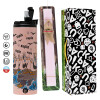Πασχαλινή Λαμπάδα με  ΡΟΖ Travel Tumbler θερμό (600ml, BPA free) & κερί αρωματικό πλακέ (30cm) (ΡΟΖ)